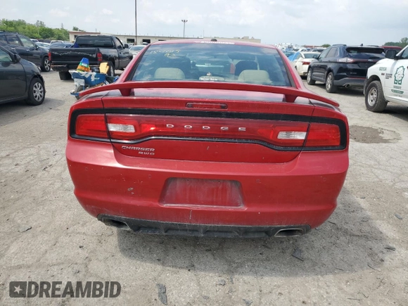 2012 Dodge Charger SXT with VIN 2C3CDXJG6CH184015, listed as a Copart auction lot 59302064 with 207,997 mi miles and Salvage Title. Bid and sale history available at carsss.com. Image 6.