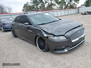 2018 Lincoln Continental Premiere with VIN 1LN6L9PK3J5603389, listed as a IAAI auction lot 41691647 with 72,139 mi miles. Bid and sale history available at carsss.com. Image 1.