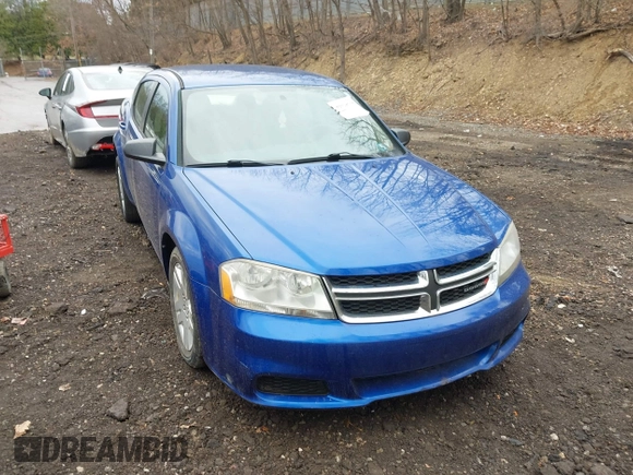 2013 Dodge Avenger SE with VIN 1C3CDZAB4DN628596, listed as a IAAI auction lot 41904599 with 56,791 mi miles and . Bid and sale history available at DreamBid. Image 16.