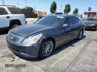 2007 Infiniti G35 Journey with VIN JNKBV61E37M717985, listed as a Copart auction lot 72653114 with 180,136 mi miles and Salvage Title. Bid and sale history available at DreamBid. Image 1.