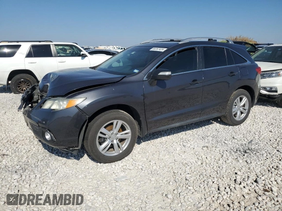 2013 Acura RDX Technology with VIN 5J8TB3H56DL016671, listed as a Copart auction lot 80267424 with Not provided miles and Clean title. Bid and sale history available at DreamBid. Image 1.