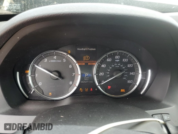 2020 Acura MDX Technology z VIN 5J8YD3H58LL007727, wystawiony jako Copart lot #45608205 z przebiegiem 42 627 mil mil oraz Nie do naprawy • Non repairable. Historia ofert i sprzedaży dostępna na DreamBid. Obrazek 9.