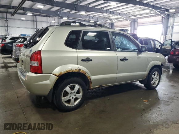 2006 Hyundai Tucson GL with VIN KM8JM12B06U262563, listed as a Copart auction lot 72029874 with 213,624 mi miles and Salvage Title. Bid and sale history available at carsss.com. Image 3.