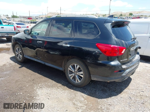 2019 Nissan Pathfinder S with VIN 5N1DR2MNXKC644515, listed as a IAAI auction lot 42412087 with 111,735 mi miles and . Bid and sale history available at DreamBid. Image 3.