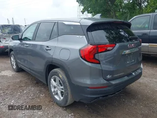 2021 GMC Terrain SLE with VIN 3GKALMEV7ML383987, listed as a IAAI auction lot 42492767 with 53,483 mi miles and . Bid and sale history available at DreamBid. Image 3.