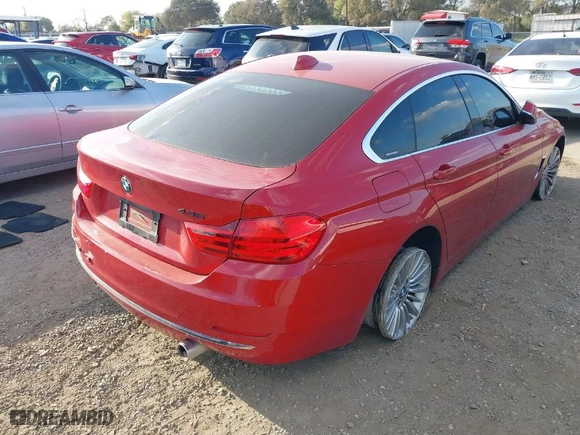 2016 BMW 4 Series 435i with VIN WBA4B1C51GG241783, listed as a IAAI auction lot 40844452 with 101,117 mi miles. Bid and sale history available at carsss.com. Image 4.