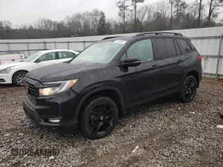 2024 Honda Passport Black Edition with VIN 5FNYF8H84RB007624, listed as a Copart auction lot 44922055 with 4,284 mi miles and Salvage title. Bid and sale history available at DreamBid. Image 1.