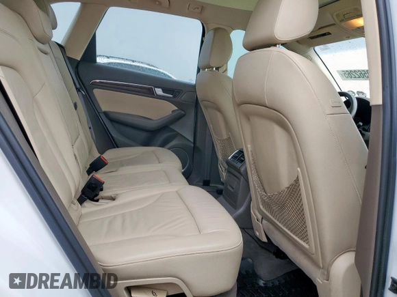 2015 Audi Q5 Premium Plus with VIN WA1LFAFP8FA059574, listed as a Copart auction lot 60562265 with 104,340 mi miles and Salvage title. Bid and sale history available at DreamBid. Image 10.