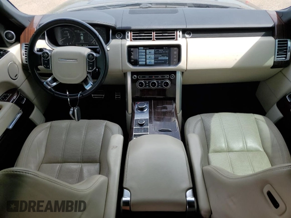 2014 Land Rover Range Rover Supercharged with VIN SALGS2TF3EA175762, listed as a Copart auction lot 46583085 with 97,321 mi miles and Clean title. Bid and sale history available at DreamBid. Image 8.