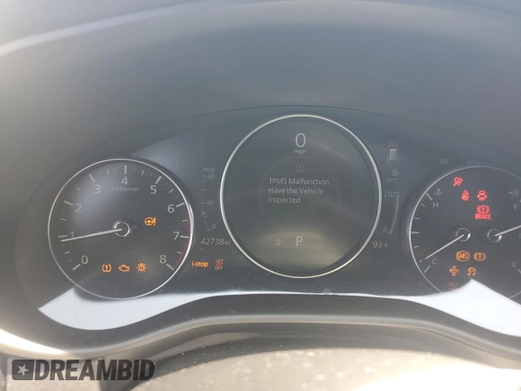2023 Mazda CX-50 Meridian Edition with VIN 7MMVABXYXPN117298, listed as a Copart auction lot 61474695 with 42,738 mi miles and Salvage title. Bid and sale history available at DreamBid. Image 9.