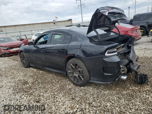 2018 Dodge Charger R/T z VIN 2C3CDXCT8JH153582, wystawiony jako Copart lot #43041535 z przebiegiem 81 418 mil mil oraz Szkoda całkowita • Salvage title. Historia ofert i sprzedaży dostępna na DreamBid. Obrazek 2.