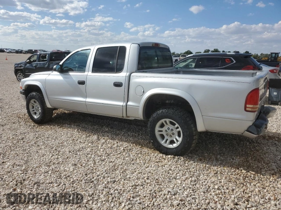 2002 Dodge Dakota Sport with VIN 1B7HG38N02S691280, listed as a Copart auction lot 66309924 with 227,327 mi miles and Clean Title. Bid and sale history available at carsss.com. Image 2.