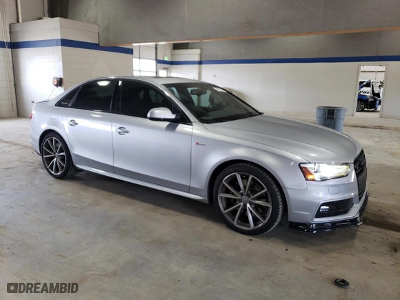 2016 Audi S4 Premium Plus with VIN WAUBGAFL7GA005760, listed as a Copart auction lot 50550585 with 69,240 mi miles and Salvage Title. Bid and sale history available at carsss.com. Image 4.