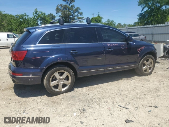 2014 Audi Q7 Premium Plus с VIN WA1LGAFE6ED019857, выставлен на аукционе Copart как лот 55865245 с пробегом 61 181 миль миль и Списание • Salvage title. История ставок и продаж доступна на DreamBid. Изображение 3.