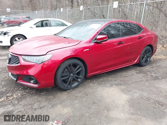 2020 Acura TLX Advance with VIN 19UUB3F80LY000159, listed as a IAAI auction lot 41677292 with 17,113 mi miles and . Bid and sale history available at DreamBid. Image 17.