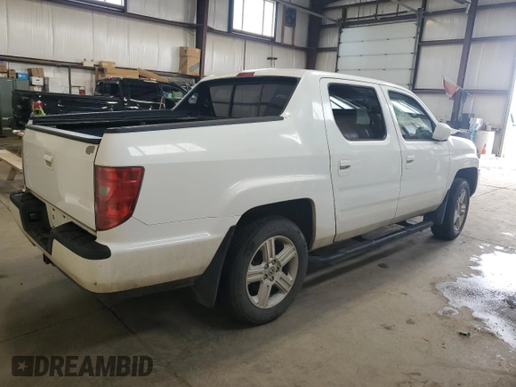 2012 Honda Ridgeline RTL with VIN 5FPYK1F59CB501178, listed as a Copart auction lot 60634535 with 165,766 mi miles and Salvage title. Bid and sale history available at DreamBid. Image 3.