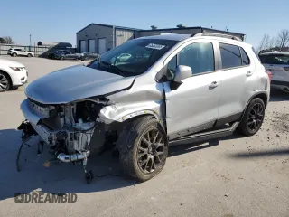 2022 Chevrolet Trax LT with VIN KL7CJPSMXNB568381, listed as a Copart auction lot 46663095 with 53,559 mi miles and Salvage title. Bid and sale history available at DreamBid. Image 1.