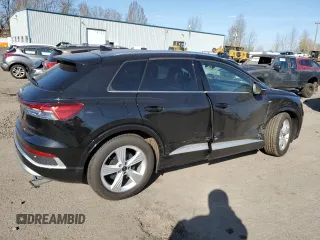 2024 Audi Q4 e-tron Premium Plus with VIN WA1LUBFZ2RP036788, listed as a Copart auction lot 47398845 with 2,034 mi miles and Salvage Title. Bid and sale history available at DreamBid. Image 3.