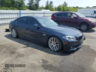 2016 BMW 5 Series 550i xDrive with VIN WBAKP9C52GG587591, listed as a Copart auction lot 58402505 with 94,384 mi miles and Salvage title. Bid and sale history available at DreamBid. Image 4.