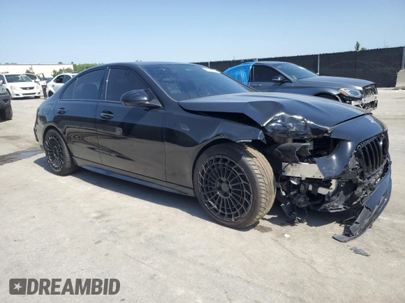 2022 Mercedes-Benz C 300 z VIN W1KAF4GBXNR046025, wystawiony jako Copart lot #57280085 z przebiegiem 43 649 mil mil oraz Czysty tytuł • Clean title. Historia ofert i sprzedaży dostępna na DreamBid. Obrazek 4.