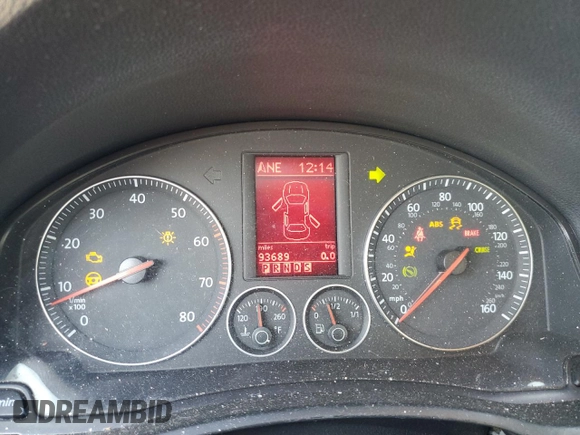 2006 Volkswagen Jetta z VIN 3VWDG71K26M673879, wystawiony jako Copart lot #75674634 z przebiegiem 93 689 mil mil oraz Szkoda całkowita • Salvage title. Historia ofert i sprzedaży dostępna na DreamBid. Obrazek 9.