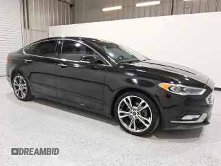 2017 Ford Fusion Titanium with VIN 3FA6P0K95HR108021, listed as a Copart auction lot 59874005 with 105,753 mi miles and Clean title. Bid and sale history available at DreamBid. Image 4.