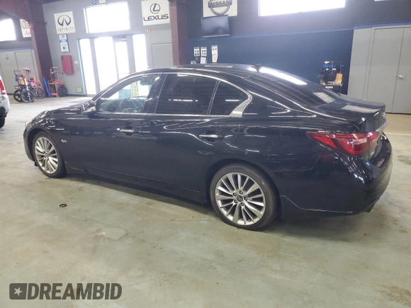2018 Infiniti Q50 Luxe with VIN JN1EV7AR0JM431979, listed as a Copart auction lot 56108015 with 85,597 mi miles and Clean Title. Bid and sale history available at DreamBid. Image 2.