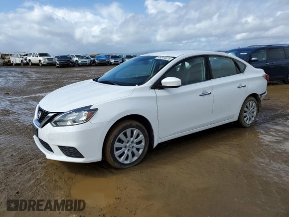 2017 Nissan Sentra SV with VIN 3N1AB7AP7HY256319, listed as a Copart auction lot 49344615 with 75,971 mi miles and Salvage Title. Bid and sale history available at DreamBid. Image 1.