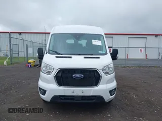 2022 Ford Transit Passenger XL with VIN 1FBAX2C86NKA79221, listed as a IAAI auction lot 42427641 with 56,245 mi miles and . Bid and sale history available at DreamBid. Image 12.