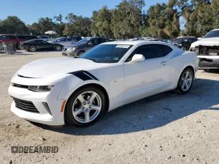 2018 Chevrolet Camaro 2LT with VIN 1G1FD1RS3J0142541, listed as a Copart auction lot 82990414 with 64,933 mi miles and Salvage Title. Bid and sale history available at carsss.com. Image 1.