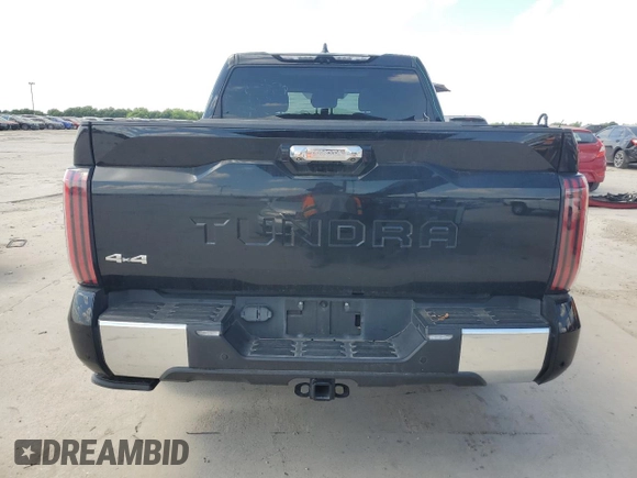 2022 Toyota Tundra 1794 Edition with VIN 5TFMA5DB7NX001779, listed as a Copart auction lot 55788825 with 51,582 mi miles and Salvage title. Bid and sale history available at DreamBid. Image 6.