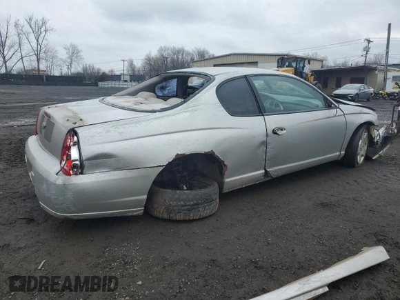 2007 Chevrolet Monte Carlo LT with VIN 2G1WK15K479177356, listed as a Copart auction lot 52896935 with 200,304 mi miles and Salvage title. Bid and sale history available at DreamBid. Image 3.