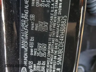 2024 Hyundai Tucson SEL with VIN 5NMJBCDE4RH308825, listed as a Copart auction lot 61718064 with 16,196 mi miles and Salvage Title. Bid and sale history available at carsss.com. Image 13.