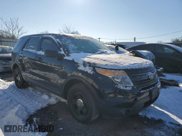2013 Ford Utility Police Interceptor with VIN 1FM5K8AR8DGB16051, listed as a Copart auction lot 42011685 with 194,414 mi miles and Clean Title. Bid and sale history available at carsss.com. Image 4.