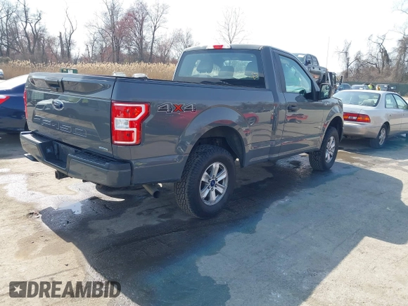 2018 Ford F-150 XL with VIN 1FTMF1EP6JFB62256, listed as a IAAI auction lot 41848848 with 65,108 mi miles and . Bid and sale history available at DreamBid. Image 4.