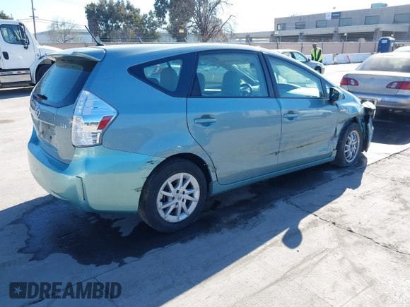 2014 Toyota Prius Two with VIN JTDZN3EUXEJ010235, listed as a IAAI auction lot 41859160 with 104,410 mi miles and . Bid and sale history available at DreamBid. Image 4.