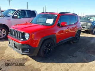 2017 Jeep Renegade Latitude z VIN ZACCJABB6HPF76261, wystawiony jako IAAI lot #41469168 z przebiegiem 99 896 mil mil oraz . Historia ofert i sprzedaży dostępna na DreamBid. Obrazek 2.