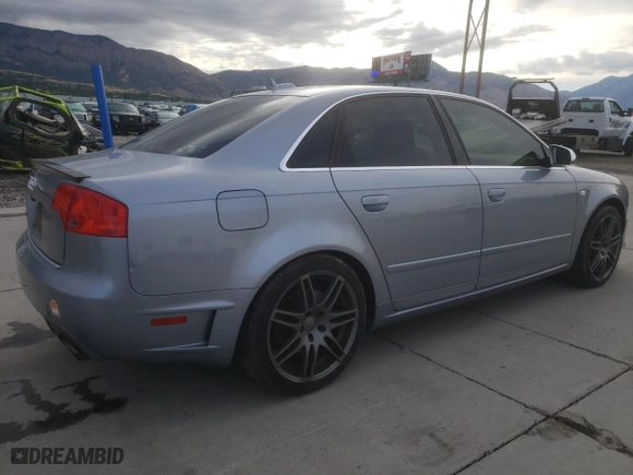 2006 Audi S4 SE with VIN WUAGL78E26A700073, listed as a Copart auction lot 72076464 with 110,259 mi miles and Salvage Title. Bid and sale history available at carsss.com. Image 3.