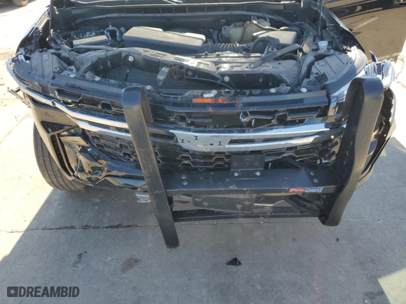 2023 Chevrolet Tahoe Commercial with VIN 1GNSCLEDXPR176063, listed as a Copart auction lot 75950774 with 15,161 mi miles and Salvage Title. Bid and sale history available at carsss.com. Image 11.