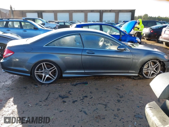2008 Mercedes-Benz CL-Class V8 AMG with VIN WDDEJ77XX8A011694, listed as a IAAI auction lot 41197023 with 158,416 mi miles. Bid and sale history available at carsss.com. Image 13.