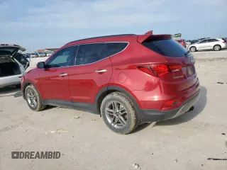 2017 Hyundai Santa Fe 2.4L z VIN 5XYZU3LB5HG473456, wystawiony jako Copart lot #55631615 z przebiegiem 92 374 mil mil oraz Szkoda całkowita • Salvage title. Historia ofert i sprzedaży dostępna na DreamBid. Obrazek 2.