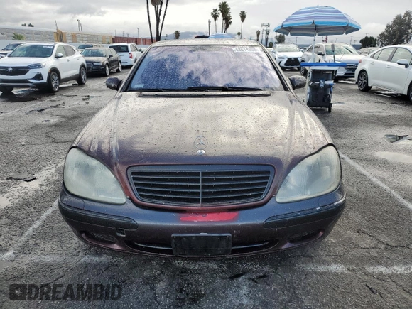 2002 Mercedes-Benz S 430 with VIN WDBNG70J32A302767, listed as a Copart auction lot 48614205 with Not provided miles and Clean title. Bid and sale history available at DreamBid. Image 5.