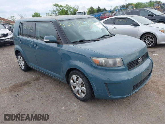 2008 Scion xB with VIN JTLKE50EX81005753, listed as a IAAI auction lot 42134372 with 180,218 mi miles. Bid and sale history available at carsss.com. Image 1.