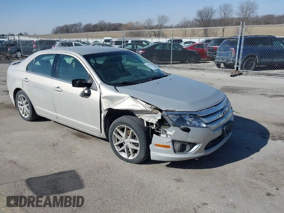 2010 Ford Fusion SEL with VIN 3FAHP0JG8AR255772, listed as a IAAI auction lot 41704257 with 169,547 mi miles. Bid and sale history available at carsss.com. Image 1.