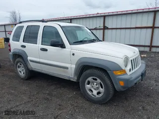 2005 Jeep Liberty Sport with VIN 1J4GL48K45W581827, listed as a IAAI auction lot 41866704 with NaN miles. Bid and sale history available at carsss.com. Image 1.
