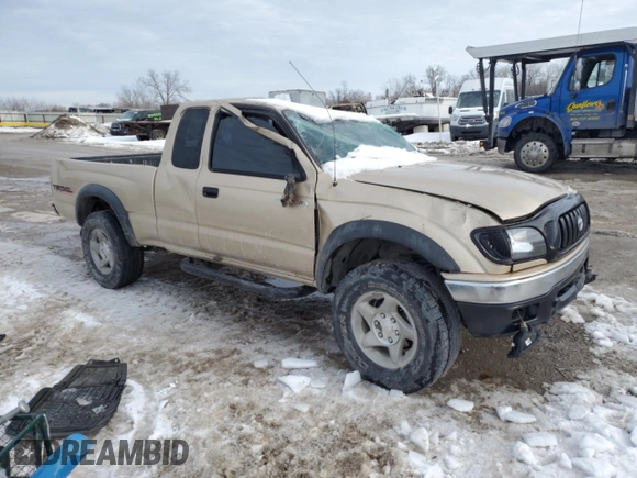 2003 Toyota Tacoma with VIN 5TEWN72N13Z186908, listed as a Copart auction lot 88140875 with 189,979 mi miles and Salvage Title. Bid and sale history available at carsss.com. Image 4.