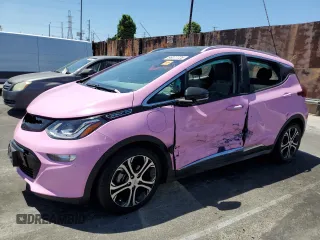 2019 Chevrolet Bolt EV Premier z VIN 1G1FZ6S05K4135477, wystawiony jako Copart lot #56077725 z przebiegiem 53 228 mil mil oraz Szkoda całkowita • Salvage title. Historia ofert i sprzedaży dostępna na DreamBid. Obrazek 1.