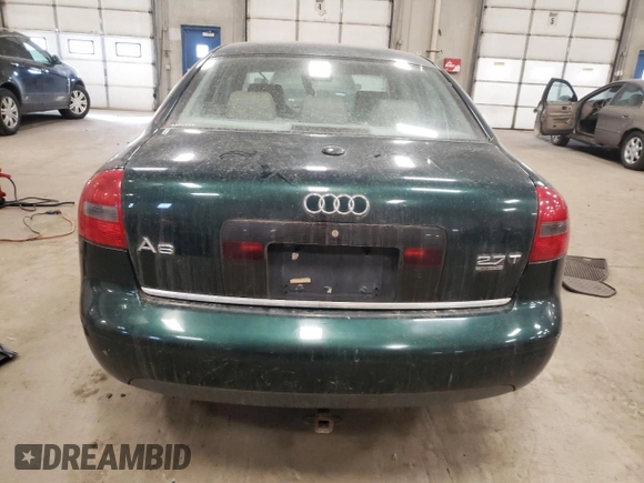 2000 Audi A6 with VIN WAUED54B2YN051241, listed as a Copart auction lot 47402425 with 180,376 mi miles and Clean Title. Bid and sale history available at carsss.com. Image 6.