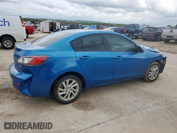 2012 Mazda 3 i Touring with VIN JM1BL1V75C1602340, listed as a Copart auction lot 51212005 with 157,641 mi miles and Salvage Title. Bid and sale history available at DreamBid. Image 3.