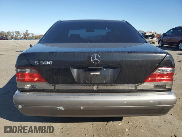 1995 Mercedes-Benz S with VIN WDBGA51E7SA246509, listed as a Copart auction lot 79333654 with 143,257 mi miles and Clean Title. Bid and sale history available at DreamBid. Image 6.